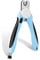 Flexzion Dog Nail Clipper - Pet Cat Toe Claw Trimmer Scissor Grooming Tool With Stainless Steel Blades File Easy Grip Handle Safety Guard To Avoid Overcutting For Small Medium Large Breed Puppy 1 Blu