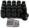 Black Wheel Nuts and Locking Nut Set for Kia Sportage Alloy Wheels Part No. 16NM10B+N11B535