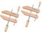 POWERTEC 71524 Wooden Handscrew Clamp – 10 Inch | Hand Screw Clamps for Woodworking, 2PK