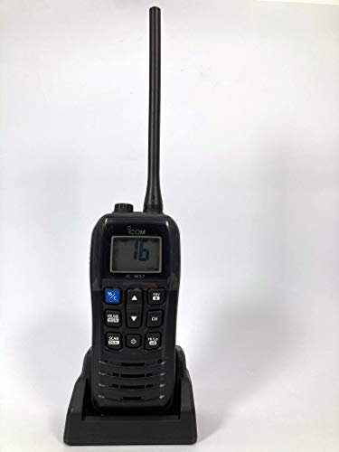ICOM IC-M37 - Receptor VHF náutico de 6 W de potencia RF, flotador con sistema de indicación luminosa