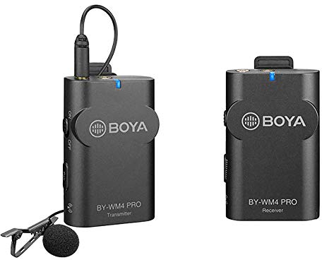 Boya 2.4 GHz Duo Lavalier Microfoon Draadloos BY-WM4 Pro-K1