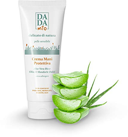 DADA mio Crema Mani Idratante Protettiva Naturale 75ml - Nichel tested - Idrata a lungo e non unge