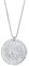 Kuzzoi Herren Silber-Halskette mit Münz Anhänger Rund (25 mm), Halskette für den Mann in 925 Sterling Silber, Kette mit antiken Coin, Herrenkette mit Anhänger handgearbeitet