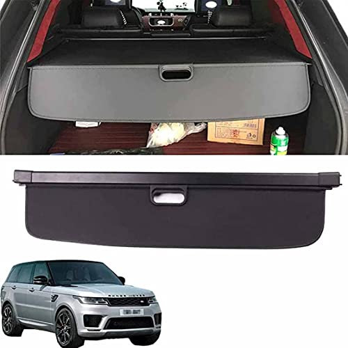 für Land Rover Range Rover Sport 2014-2021 Auto Laderaumabdeckung Kofferraum Ablagen Einziehbare Cargo Abdeckung Kofferraumabdeckung Paket Cover Schutz Aufbewahrung Ausziehbar Rollo Innere ZubehöR