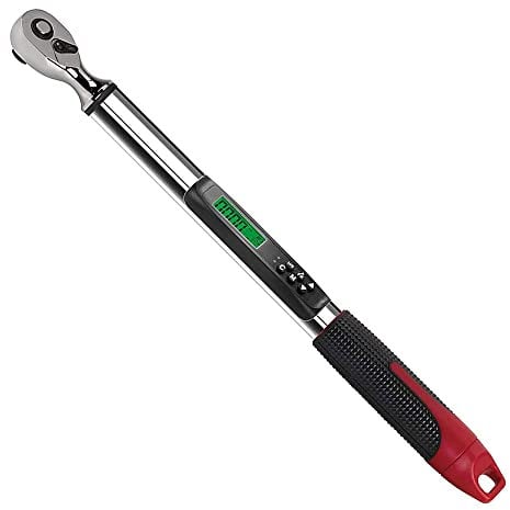 ACDelco Tools ARM315-3A 3/8'' Digital Torque Wrench (6.8-135 Nm) with Buzzer, Vibration, Flash Notification & Case with Foam-Lined Steel Protective Case – ISO 6789 Standard Certificate of Calibration