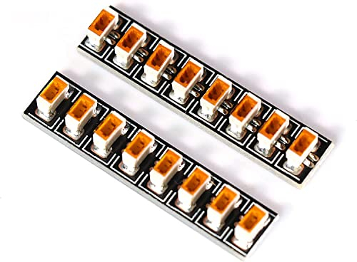 BrickBling Erweiterungsplatinen mit 8 Ports für DIY MOC Beleuchtung (2 Pack)