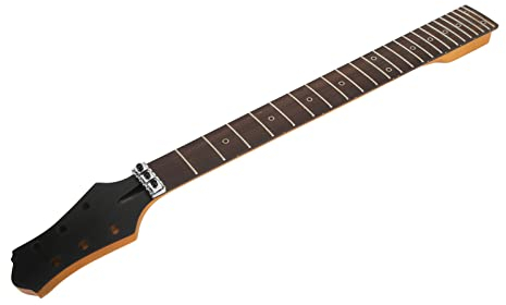 Gitarrenhals-Griffbrett, StandardgrößE, SchöNe Textur, Holz, 24 BüNde, Fein Polierter E-Gitarrenhals FüR Leistung
