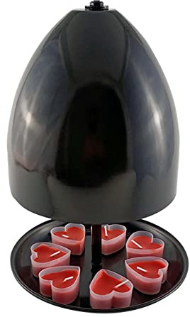 Amesor Teelichtofen Teelichtheizung Metall - Heizung Kerzenofen - Teelichtofen Doppelwandig -Teelicht Ofen Raumheizung - Kerzenheizung Innennutzung, Für Schlafzimmer Wohnzimmer Hauswarming Geschenk