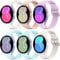 Higgs 6 Pack Bracelet Compatible avec Samsung Galaxy Watch 7/6/5/4 40mm 44mm/5 Pro 45mm/Galaxy 6 Classic 43mm 47mm/4 Classic 46mm Femme Homme,Bracelets Silicone Sports Respirant