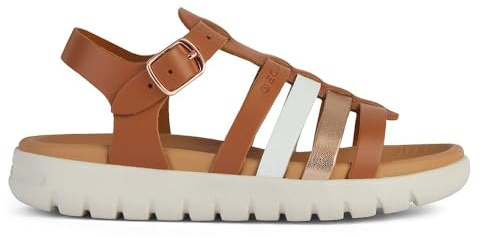 Geox J Sandal Soleima Gir, Brandy Copper, 3 UK