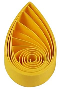 ODETOJOY Quilling-Papierstreifen, 10 mm, Rot, Schwarz, Gelb, Rosa, Grün, Lila, Weiß zum Basteln, Stern, Origami-Papier, Quilling-Zubehör, Streifen, 1 cm, 120 Stück, 54 cm (Gold)