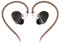 Hidizs MS3 in-Ear - Monitores,1DD+2BA 3 Unidades, Unidad dinámica de 10,2 mm, Audio Espacial Tricolor, Auriculares híbridos equilibrados, 4,4 mm