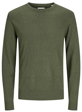 JACK & JONES Strickpullover Herren, Kombu Green, XL