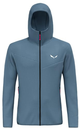 Salewa Puez Waffle Hybrid Polartec Hooded Jacket Men, Java Blue, L