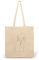 CLAMATO Tote bag tela in Cotone 100 % (38 × 42 cm) - Shopper in tessuto - Borse shopping - Canvas 130 g/m2 (Donna riccia one line)