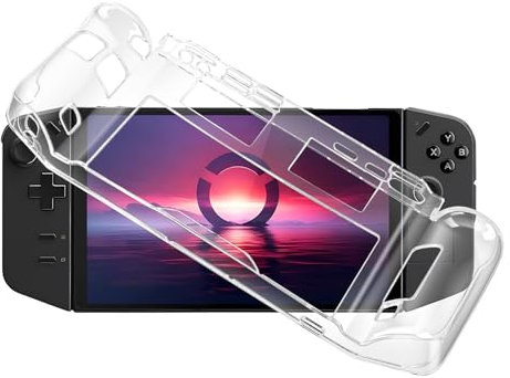 Qoosea 1PCS Case Compatible with Lenovo Legion Go 8.8inch, Protective TPU Cover Shell for Lenovo Legion Go Shockproof Anti-Scratch -Transparent