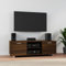 RAUGAJ Entertainment-Zentren & TV-Schrank-TV-Schrank Braun Eiche 120x40,5x35 cm Holz-Möbel