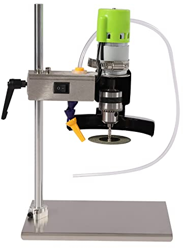 150W 6000 TR/Min 7 Vitesses Kit de coupe pour bouteille en verre réglable Outil de bricolage ensemble de machine de découpe pour les bouteilles de vin les pots de fleurs de bricolage les jarr