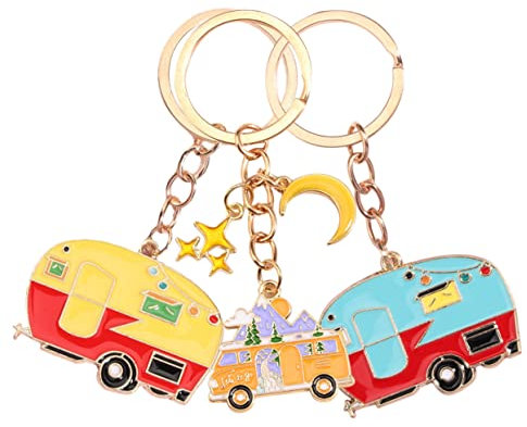 GALPADA 3piezas Adornos Para Llaves De Metal Decoración Colgante De Llaveros Vibrantes De Colores Adornos Colgantes Para Bolsas Artesanales