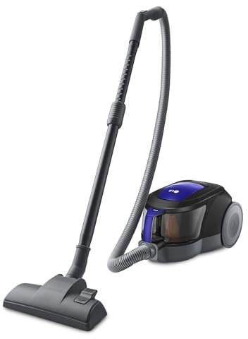 LG VC5506NHTB - Aspirador sin Bolsa 650W, Sistema Ciclónico Elipse, Aspiradora Tubo Telescópico, Regulación Potencia, Depósito 1,1L, Especial alfombras y suelos duros, Azul