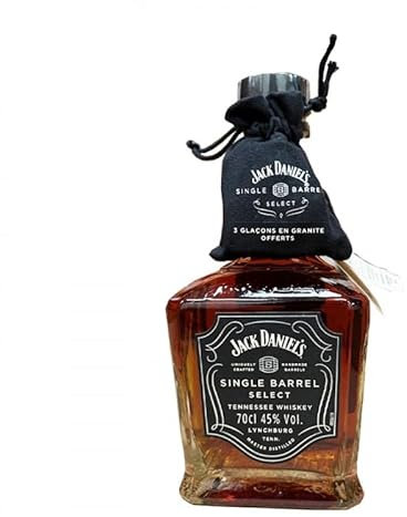 Jack Daniel's Select Single Barrel Tennessee Whiskey 45% Vol. 0,7l mit Whisky Stones