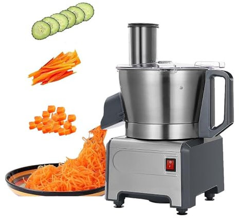 Dfdieratve 3-in-1 Electric Vegetable Chopper, Spiralizer, and Salad Maker - Fruit Cutter, Spiral Shredder Machine, for Onion Shredder Potato Slicer, Veggie Processor Commercial Home Use