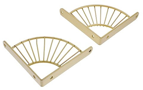 Homoyoyo 2pezzi Staffa Di Supporto Per Mensole in Forma Staffe Di Supporto Per Rack Impermeabili Supporti Per Mensole Decorativi Da Parete