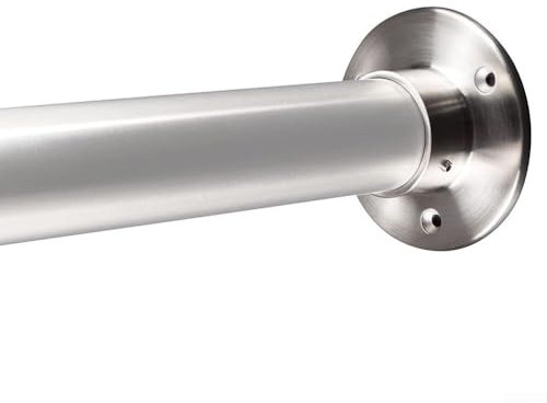 Stainless Steel Closet Bar Support for Wardrobe Hanging Rail with Socket End (32mm)