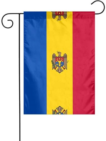 WZYWHJ Drapeau de la Moldavie - Décoration de jardin imprimée - 30,5 x 45,7 cm - Pour un environnement extérieur tendance