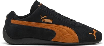 Puma Men's Speedcat Shoes Sneaker, Core Black/Rickie Orange/Black, 10 UK