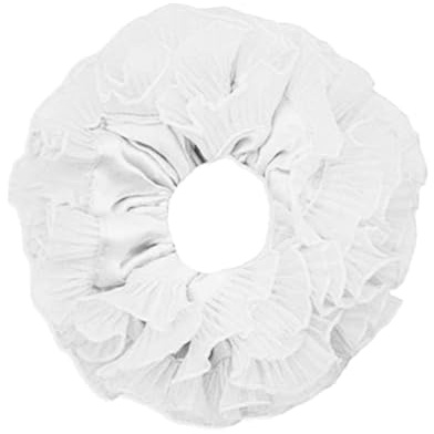 Elastische Haargummis für Mädchen, gerüschter Rand, Make-up, Frühlingshaarseil für Mädchen, Haarstyling-Zubehör