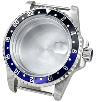 Lasitech 1PC NH35 39,5mm Vintage Fall Dome Acryl Cyclops 120 Klicken Lünette GMT/SUB Aluminium for NH34/NH35/NH36 Bewegung Uhr Teile