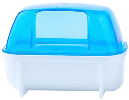 Hamster-Sandkasten, kleines Chinchilla-Staubbadhaus, abnehmbare Hamster | Badewannentoilette, stabile Badewannentoilette für Zwerge/Maus/Chinchilla