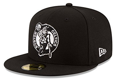 NBA Schwarz & Weiß 59 Fifty Fitted Cap, 59fifty, schwarz, 7,5