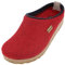 HAFLINGER Grizzly Kris Filzpantoffel Hausschuh Filzclog Paprika, Gr. 43