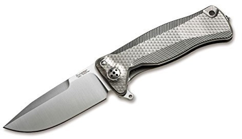 Lion Steel Unisex – Erwachsene SR22 Titan Grey Taschenmesser, grau, 18,0 cm
