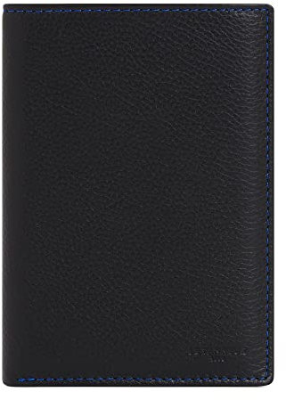Le Tanneur, portefeuille, porte cartes, en cuir, charles, homme, 11 compartiments cartes, 2 poches billets, 3 poches format carte d'identité, poche à monnaie zippée, anti-rfid, porte-billets, vertical