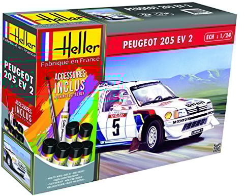Heller Maquette, 56716, peugeot 205 ev2,1/24