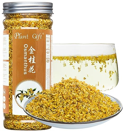 Plant Gift Sweet Osmanthus Tea, 桂花 Tè organico Sweet Osmanthus, Gui Hua Tè, Dolce oliva, Tè floreale, Assistenza sanitaria Cura della pelle Fiore cinese 40G / 1.41oz