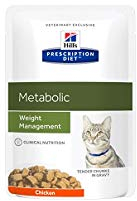 Hill S Prescription Diet Metabolic Nassfutter für Katzen, 12 Beutel à 85 g