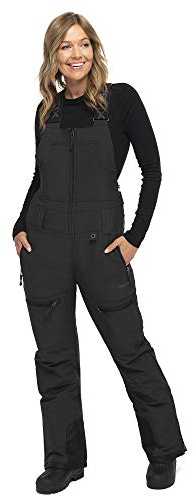 Arctix Damen Umweltfreundliche Traverse Latzhose Ski-Lätzchen, schwarz, 1X