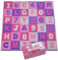Puzzlestar XXL, Tapis Puzzle de 110 pièces pour Enfants en EVA antidérapant - Le Grand Tapis de Jeu Peut être monté, Chaque pièce est de 30x30x1cm - Tapis Puzzle pour Enfants avec Chiffres et Lettres