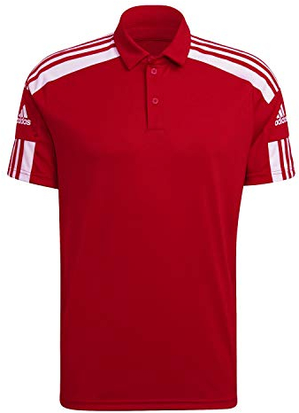 adidas Herren Squadra 21 Polo Shirt, Team Power Red/White, XL