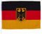 Netflags Flagge Deutschland mit Adler, Bundeswappen, Schiffsflagge mit 160 g/qm Stoffgewicht (60 x 90 cm)