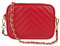 Parubi Clutch Umhängetasche, Gesteppte Handtasche aus Echtem Leder, Geflochtene Umhängetasche mit Kette, Tasche mit Schulterriemen für Frauen und Mädchen (Model Lola)