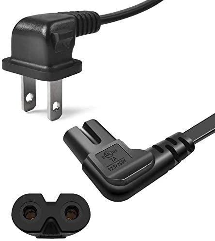 Power Cord Cable for Apple Mac Mini 2010 2011 2012 2014, Apple TV 1st, 2nd, 3rd, 4th, 5th Generation (4K), Samsung LG TCL Sony Insignia Sharp Toshiba JVC Hisense LED LCD