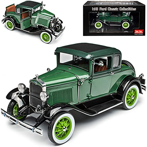 Sun Star Ford Model A Coupe Grün 1928-1931 1/18 Modell Auto