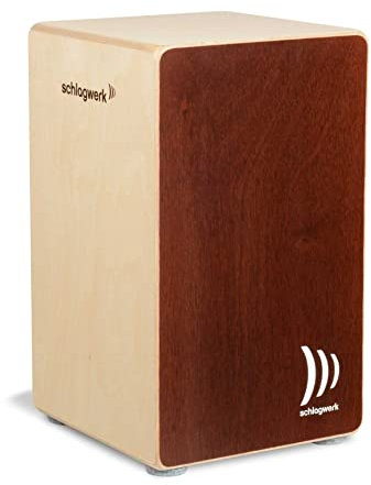 Schlagwerk CP533 Cajon Agile Dual Red - durchsetzungsstarke Profi-Cajon mit 2 Gabun Schlagflächen, mit und ohne Snare, ideal für Stage und Studio, rot-braune Lackierung mit Agile Snare-Technik