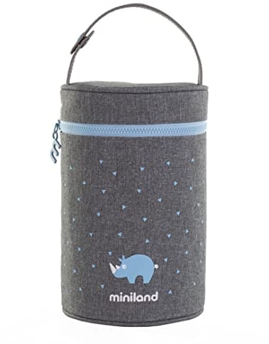 Miniland - Funda Isotérmica para Termos y Biberones Thermibag, Bolsa Térmica con Asa para Transportar Fácilmente 700ml (Mediterranean)