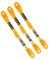 DMC - Set di 3 matasse DMC, filo da ricamo mulinato 117 MC, 100% cotone, adatto a tutte le tecniche e supporti, ideale per punto croce (arancione)